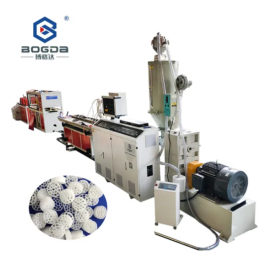 Bogda PE HDPE Material Leito Móvel Biofilme Reator Extrusão MBBR Transportador Filtro Mídia Extrusão Molde